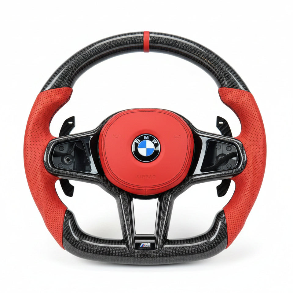 2025+ BMW G2X / G4X / G8X M & M Sport Carbon Fiber Steering Wheel – Customizable