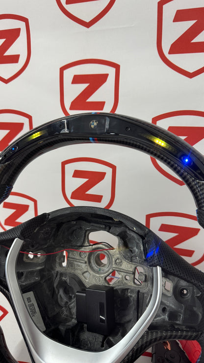 2011-2016 BMW F10 Carbon Fiber Steering Wheel - Customizable