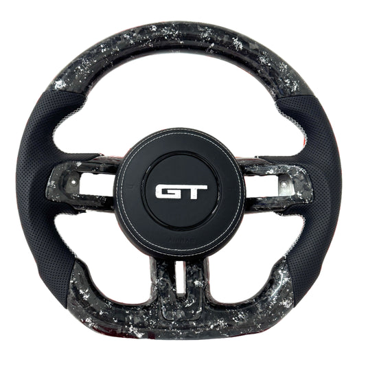 2015-2023 Ford Mustang GT Forged Carbon Fiber Steering Wheel - Preset