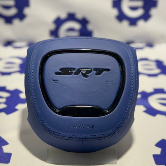 2015+ Dodge Airbag Cover - Blue Leather
