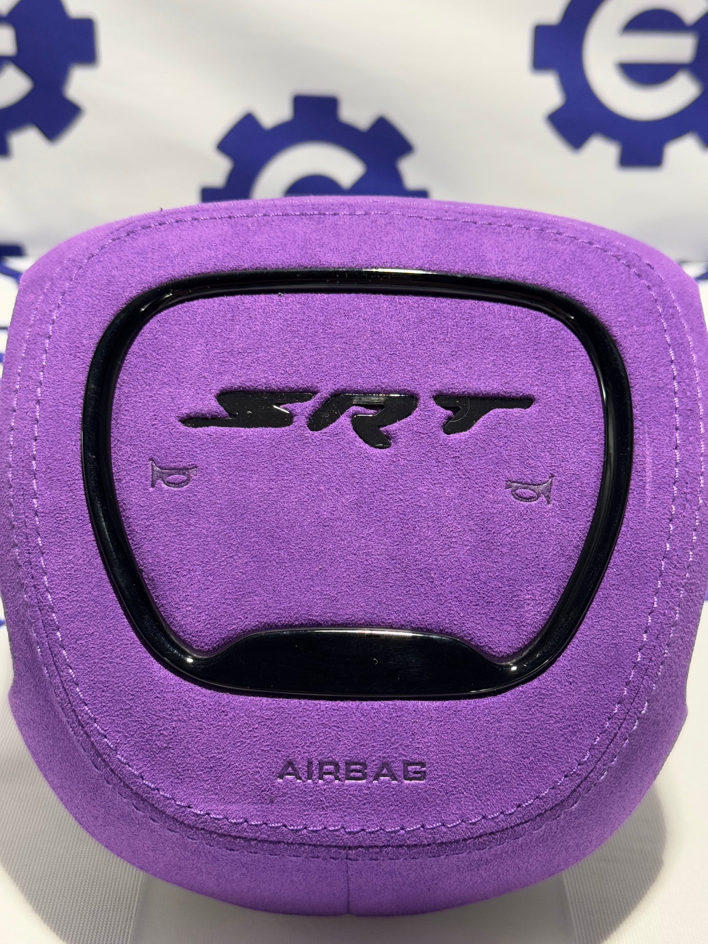 2015+ Dodge Airbag Cover - Purple Alcantara