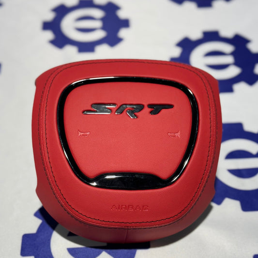 2015+ Dodge Airbag Cover - Red Leather