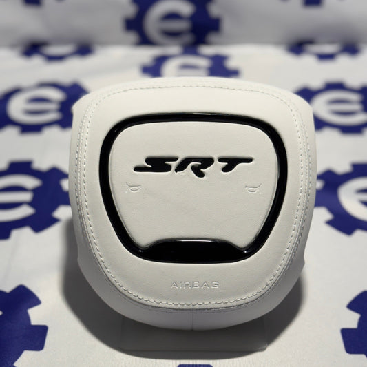 2015+ Dodge Airbag Cover - White Leather