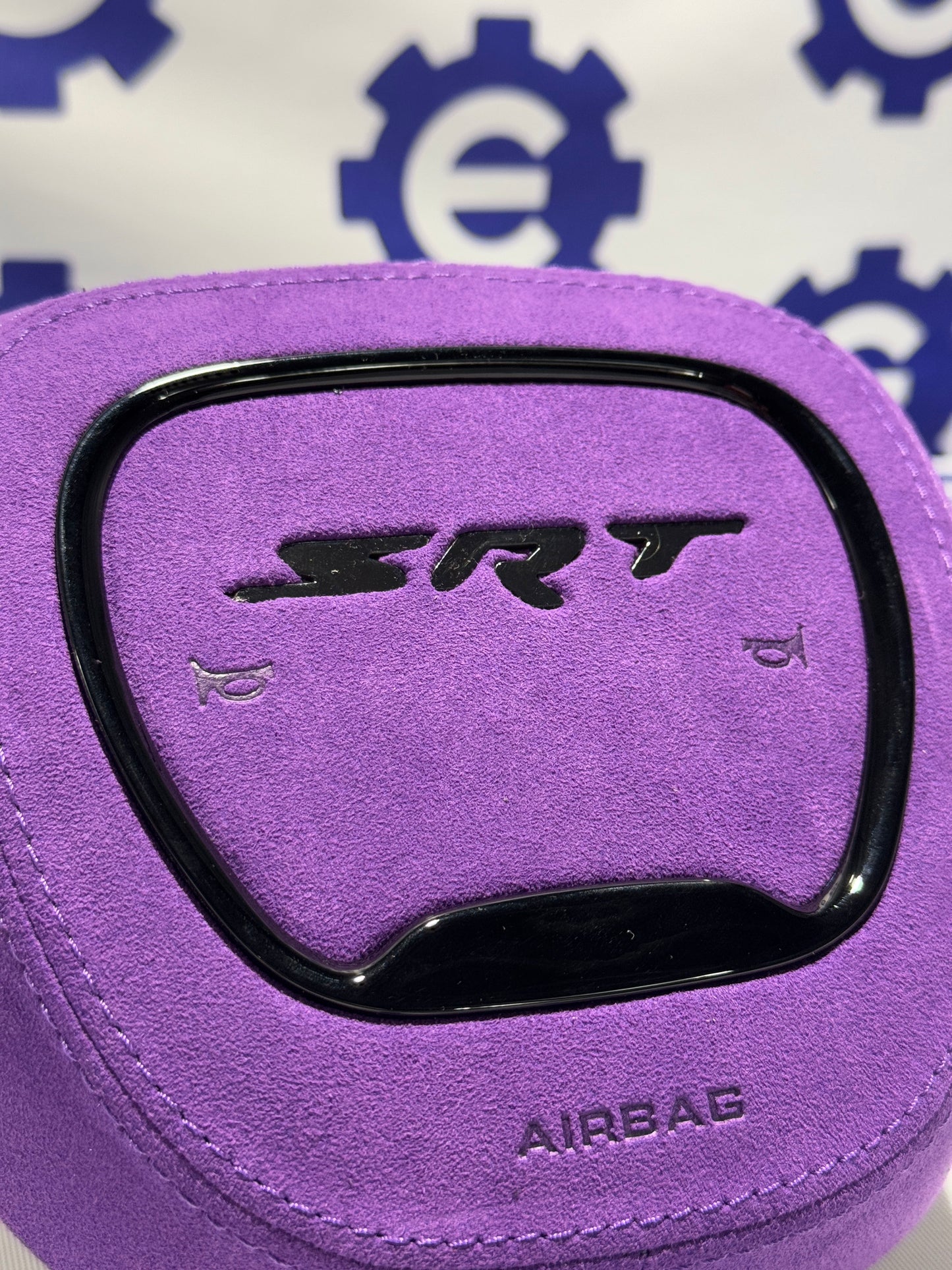 2015+ Dodge Airbag Cover - Purple Alcantara