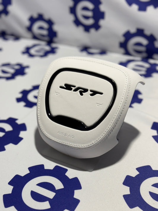 2015+ Dodge Airbag Cover - White Leather