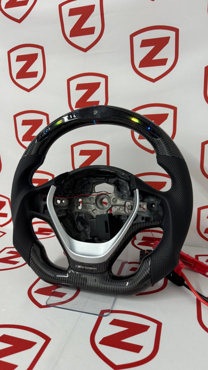 2011-2016 BMW F10 Carbon Fiber Steering Wheel - Customizable