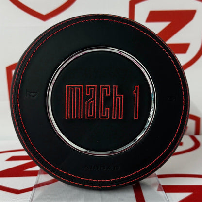 Ford Mustang Mach 1 Embroidered Airbag Cover - Red