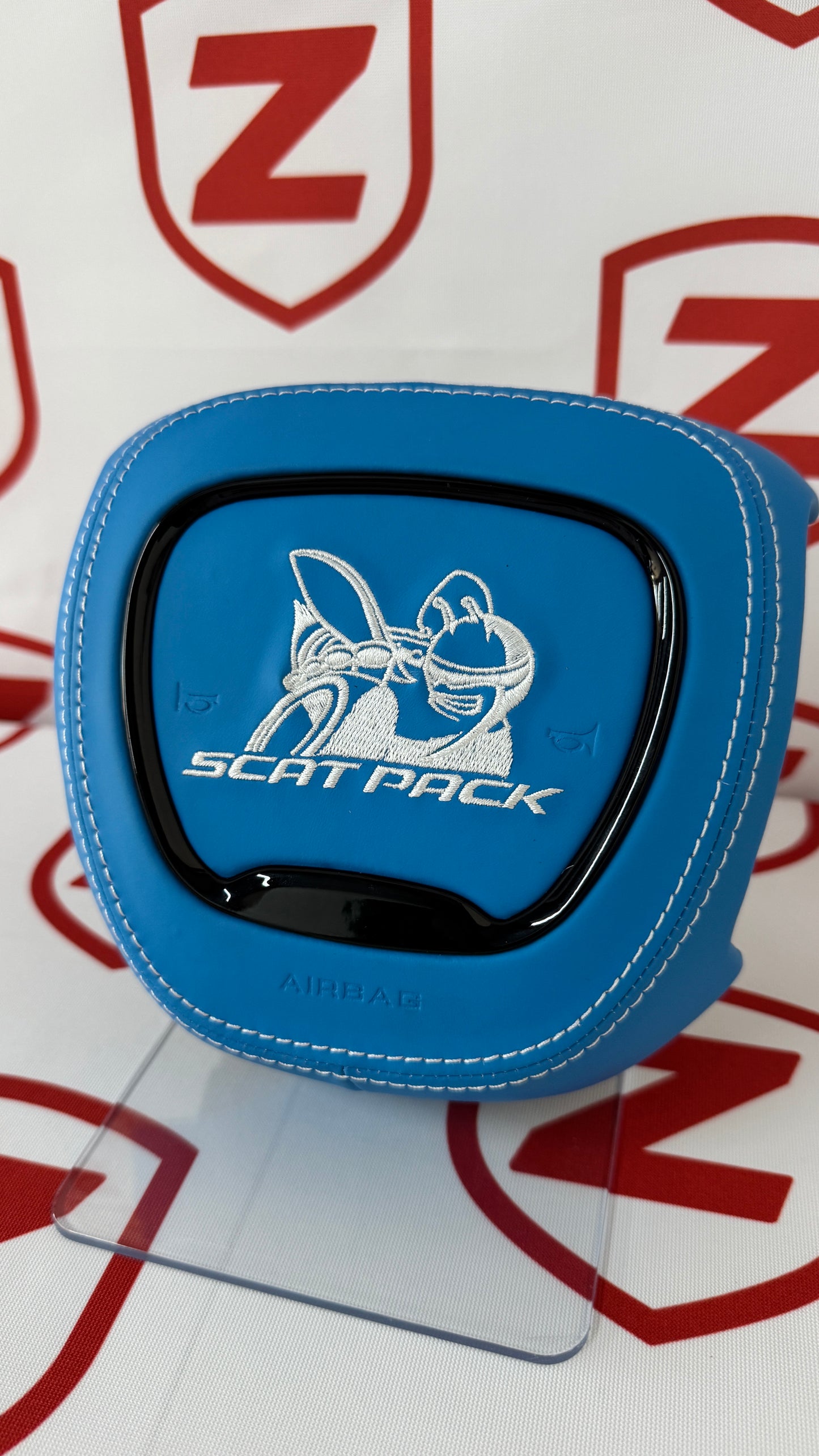 2015-2023 Dodge Charger/Challenger/Durango Scatpack Carbon Fiber Steering Wheel + Led Screen + Airbag Cover - Preset