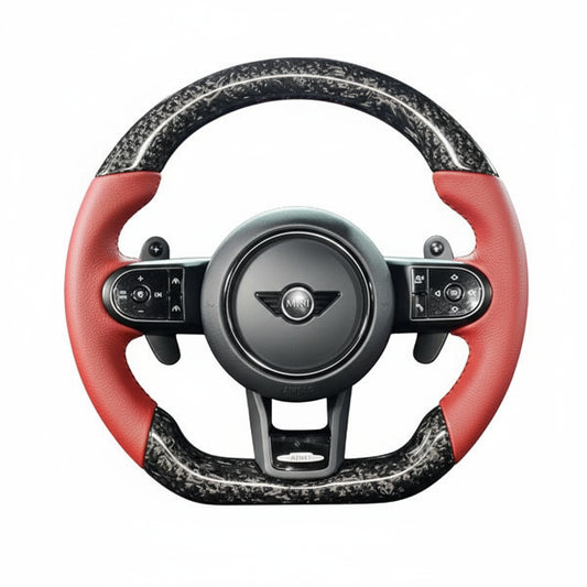 Mini Cooper S Carbon Fiber Steering Wheel - Customizable