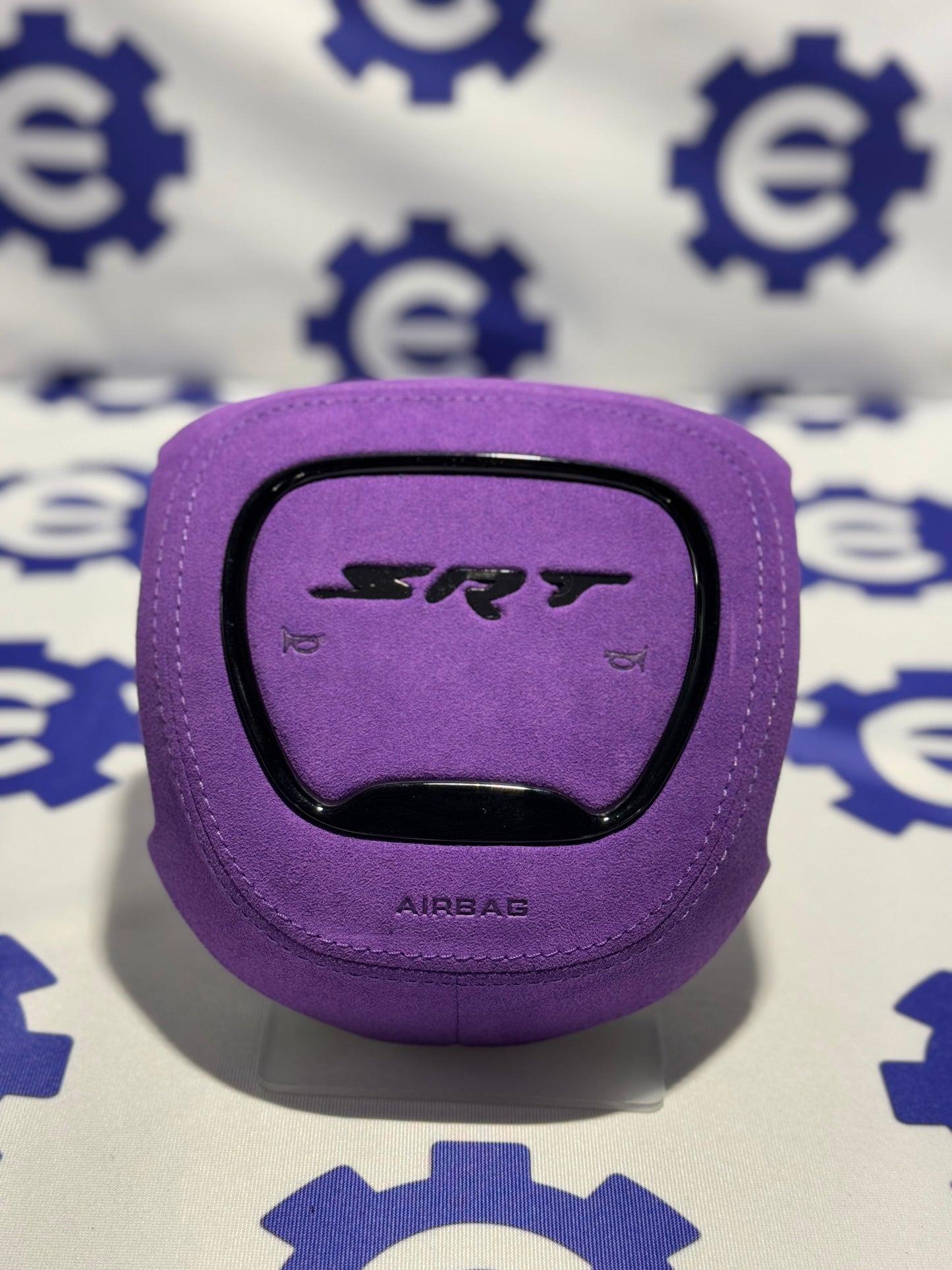 2015+ Dodge Airbag Cover - Purple Alcantara