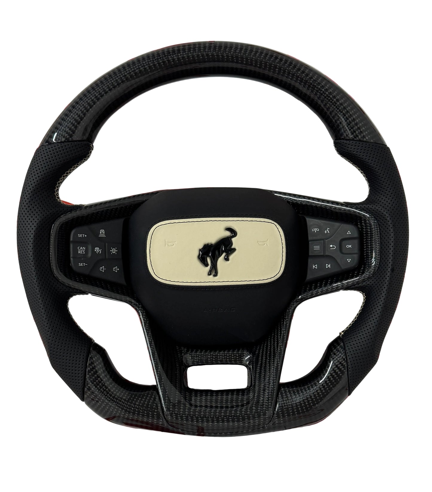 2021+ Ford Bronco Carbon Fiber Steering Wheel – Customizable