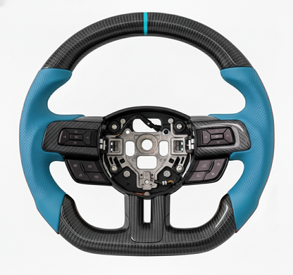 2015-2023 Mustang Mach 1 Carbon Fiber Steering Wheel - Customizable