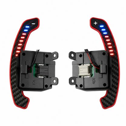 BMW E-Chassis F1 Series™ LED Magnetic Carbon Fiber Paddle Shifters