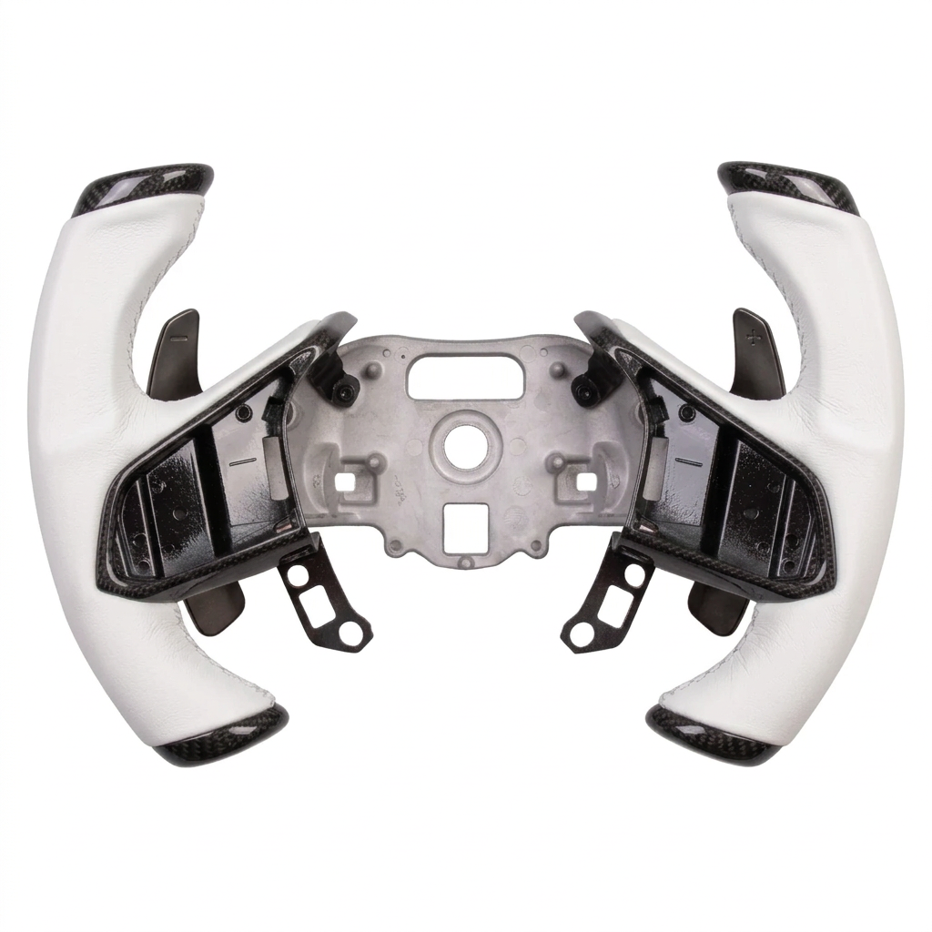 Corvette C8 Fighter Jet Carbon Fiber Steering Wheel – Customizable