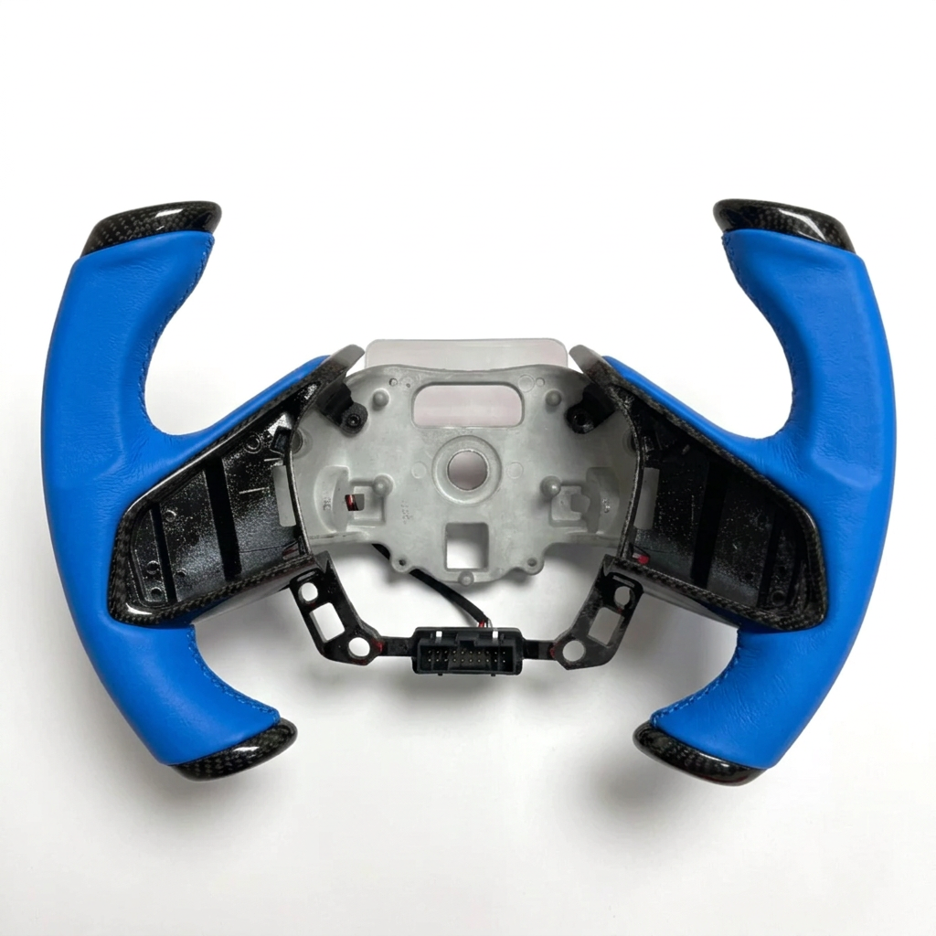 Corvette C8 Fighter Jet Carbon Fiber Steering Wheel – Customizable