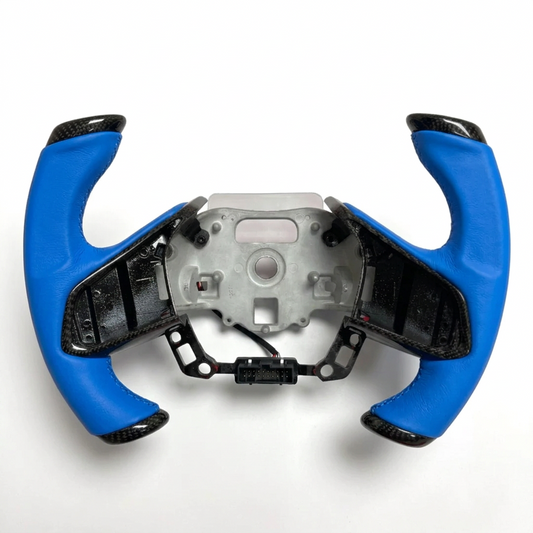 Corvette C8 Fighter Jet Carbon Fiber Steering Wheel – Customizable