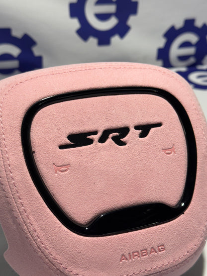 2015+ Dodge Airbag Cover - Pink Alcantara