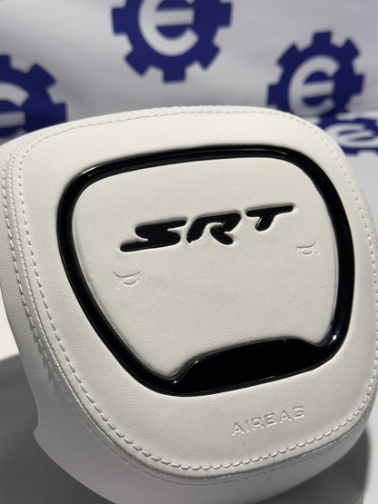 2015+ Dodge Airbag Cover - White Leather