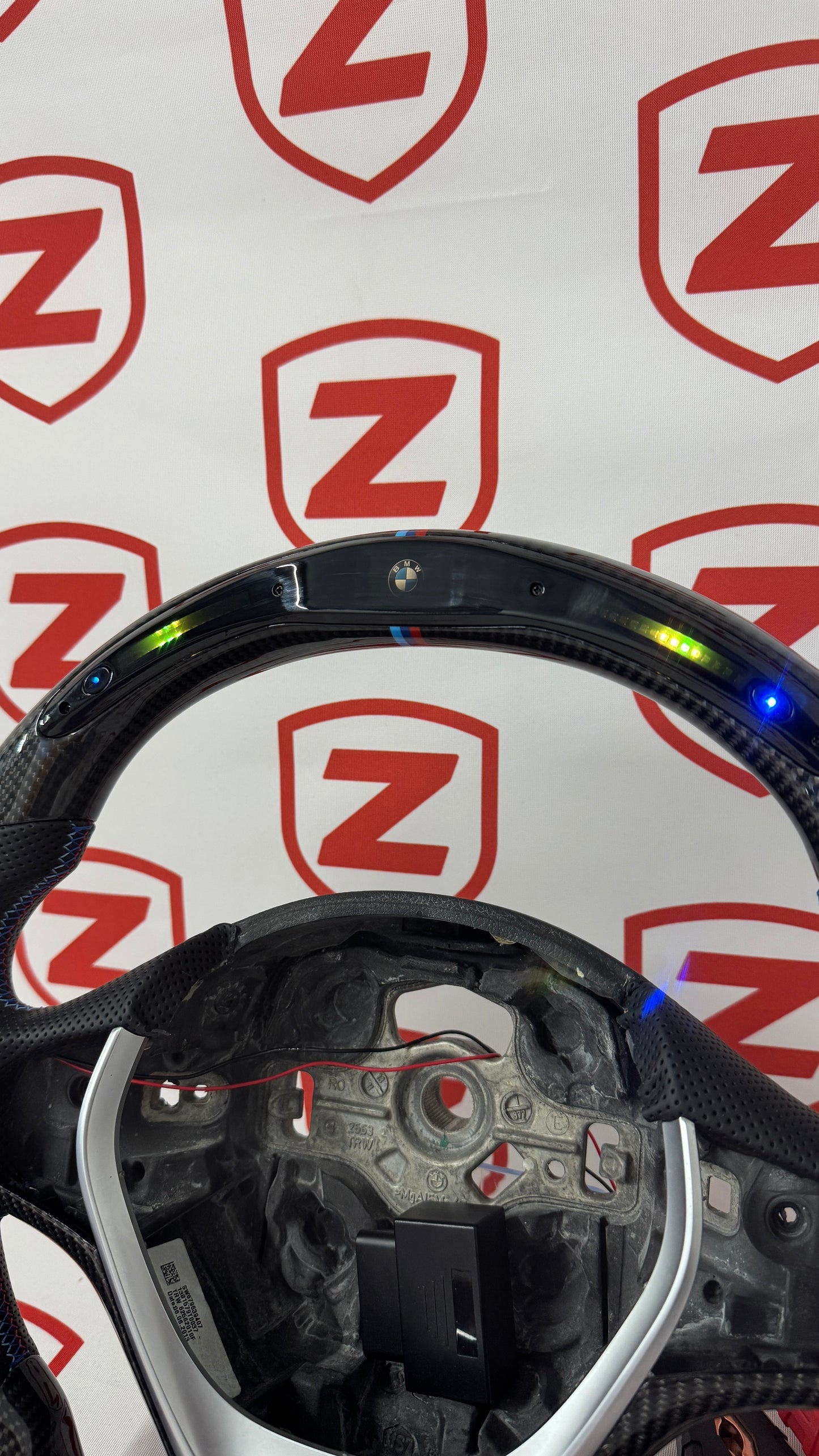 2011-2016 BMW F10 Carbon Fiber Steering Wheel - Customizable