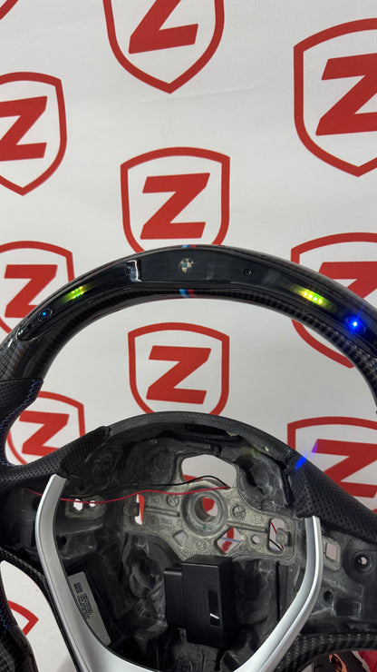 2011-2016 BMW F10 Carbon Fiber Steering Wheel - Customizable