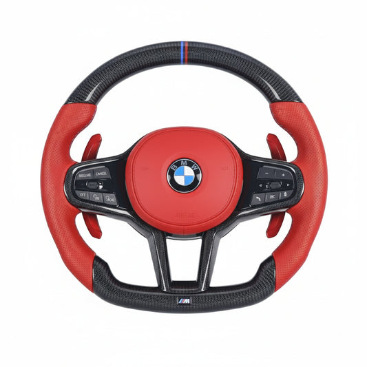 2021+ BMW G-Series LCI Carbon Fiber Steering Wheel - Customizable