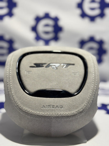 2015+ Dodge Airbag Cover - Grey Alcantara