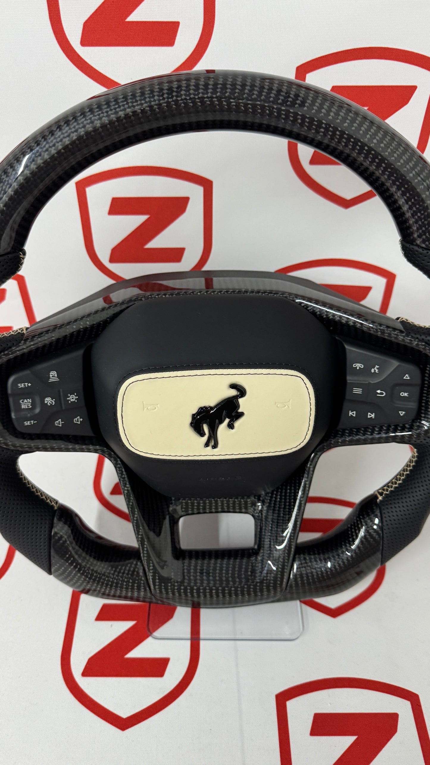 2021+ Ford Bronco Carbon Fiber Steering Wheel – Customizable