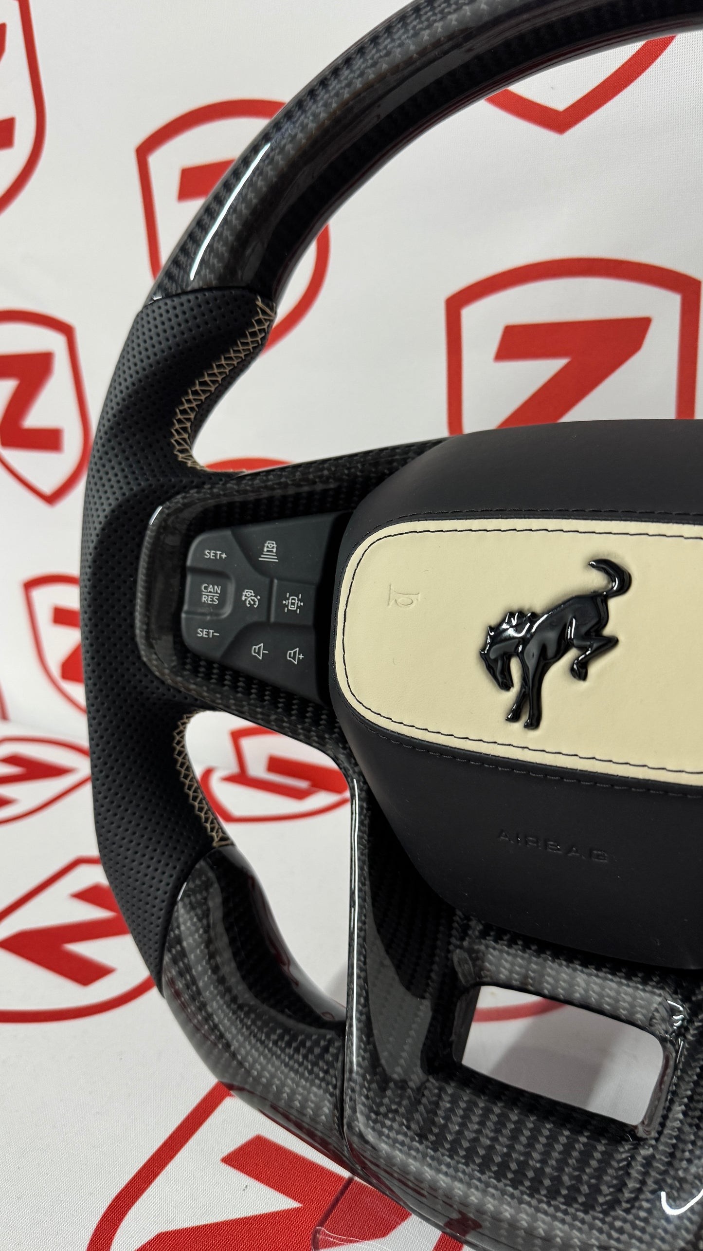 2021+ Ford Bronco Carbon Fiber Steering Wheel – Customizable
