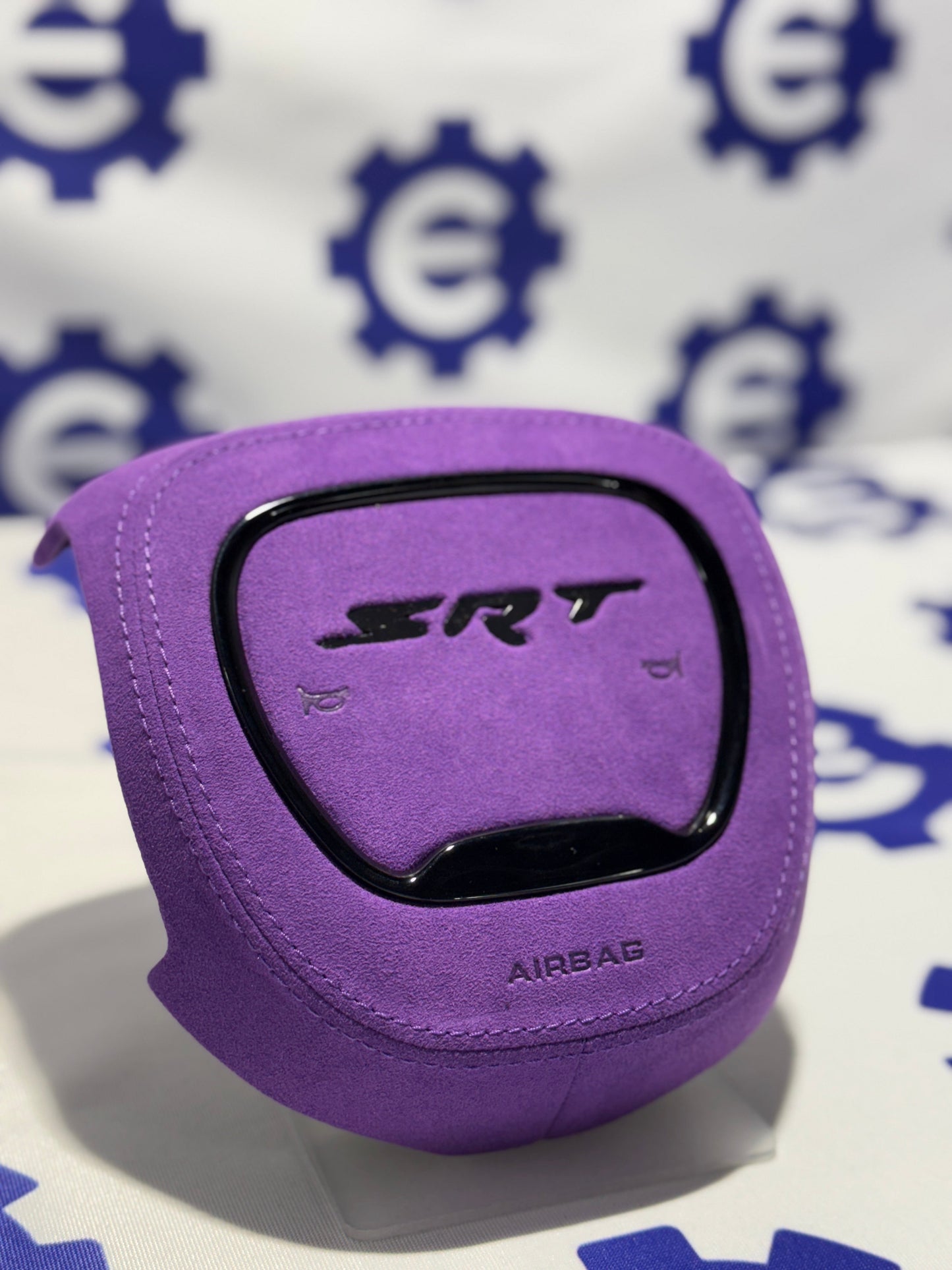 2015+ Dodge Airbag Cover - Purple Alcantara