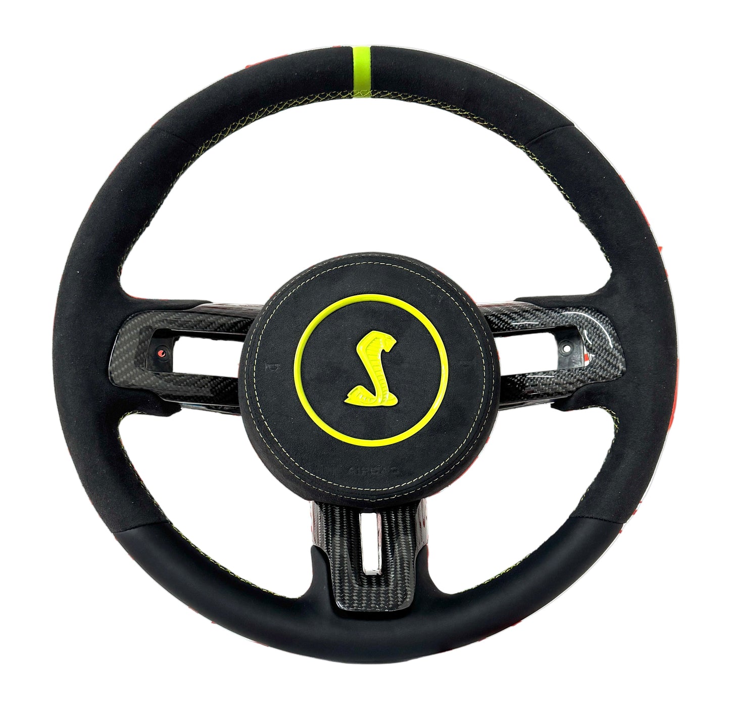2015-2023 Shelby GT350/GT500 Carbon Fiber Steering Wheel - Customizable