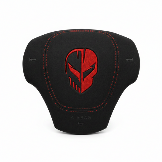 2006–2013 Chevrolet Corvette C6 Racing Jake Skull Airbag-Abdeckung – Personalisierbar