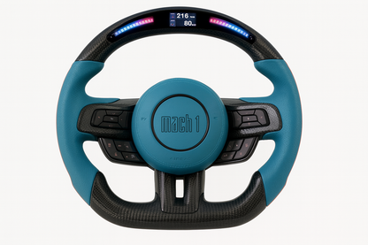 2015-2023 Mustang Mach 1 Carbon Fiber Steering Wheel - Customizable