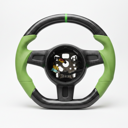 2009–2015 Porsche Boxster Carbon Fiber Steering Wheel – Customizable
