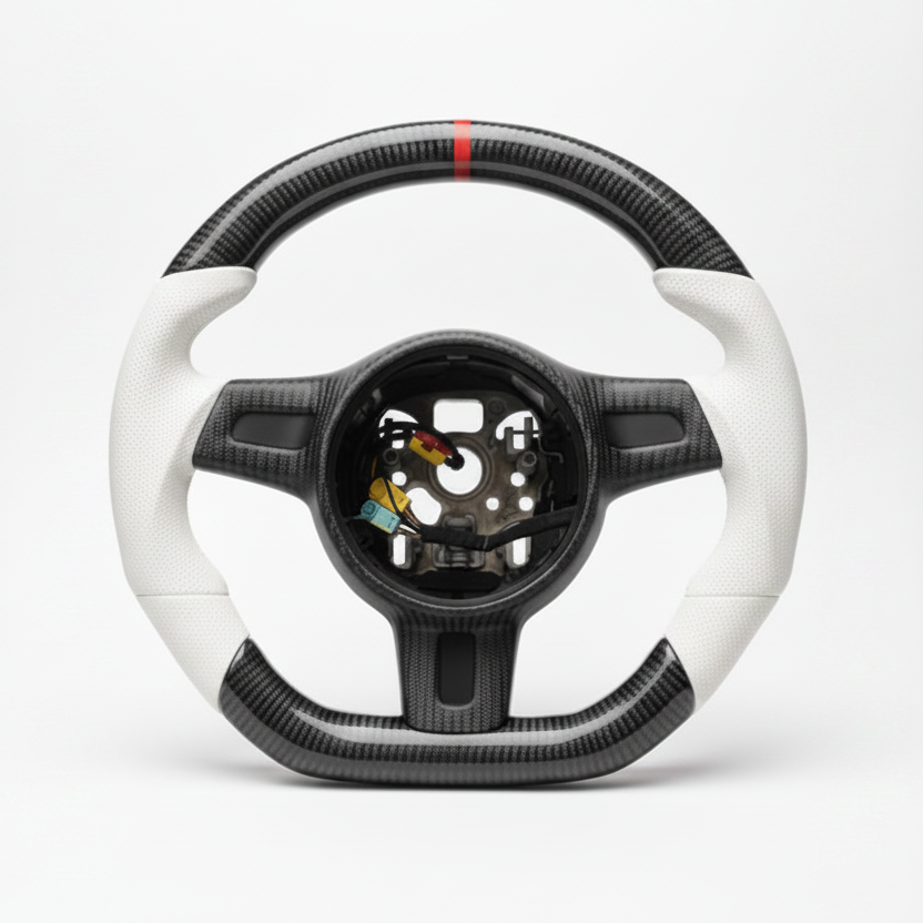 2011–2016 Porsche Cayenne Carbon Fiber Steering Wheel – Customizable