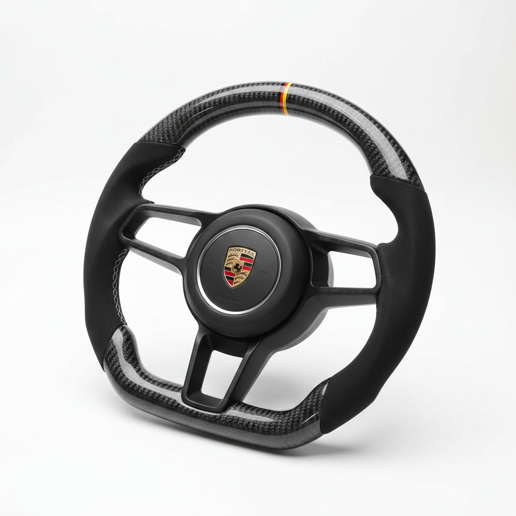 2016–2024 Porsche Cayenne (958.2) Carbon Fiber Steering Wheel – Customizable