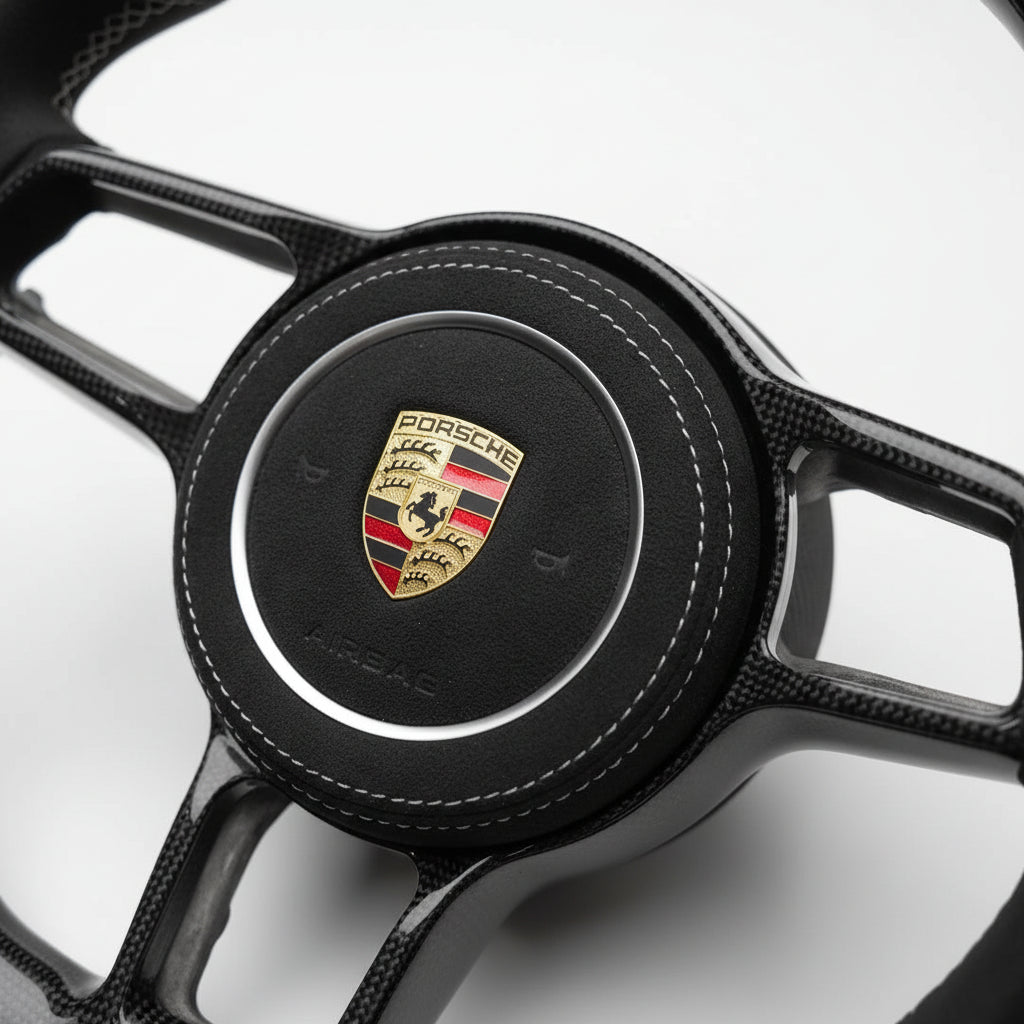 2016–2024 Porsche Cayenne (958.2) Carbon Fiber Steering Wheel – Customizable