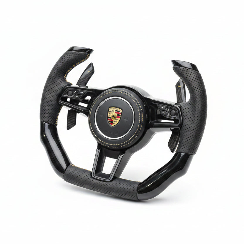 2016–2024 Porsche Cayenne (958.2) Carbon Fiber Steering Wheel – Customizable