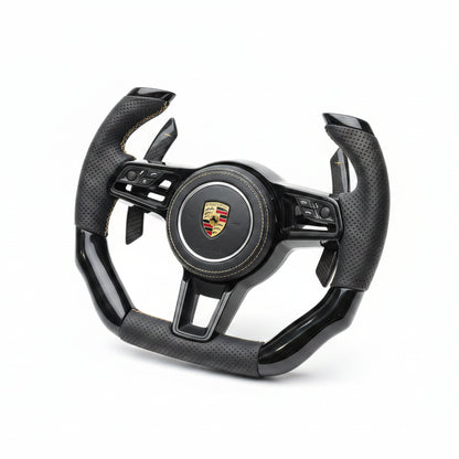 2016–2024 Porsche Cayenne (958.2) Carbon Fiber Steering Wheel – Customizable