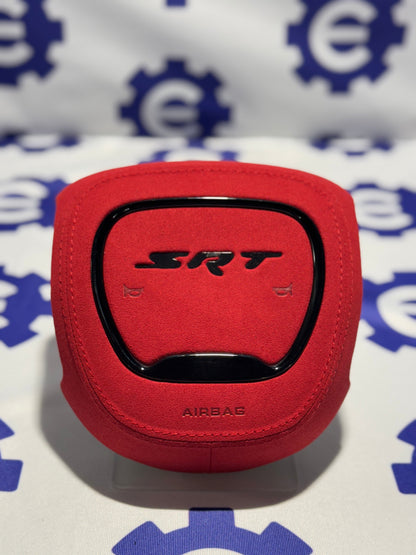 2015+ Dodge Airbag Cover - Red Alcantara