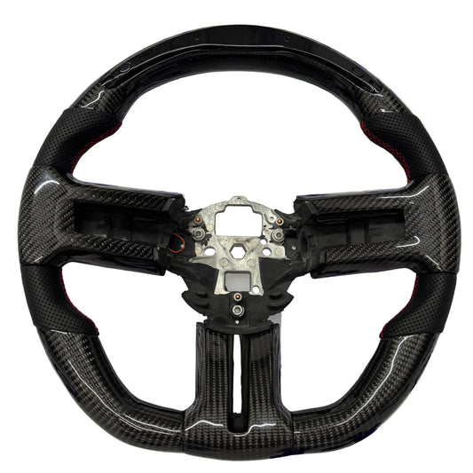 2010-2014 Ford Mustang S197 Carbon Fiber Steering Wheel - Customizable