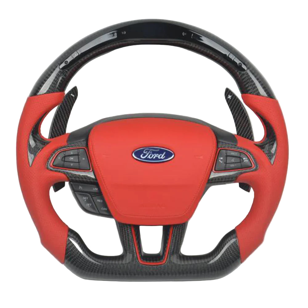 2010-2017 Ford Focus Carbon Fiber Steering Wheel - Customizable