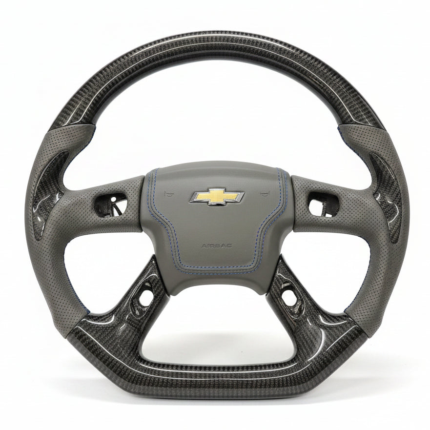 2003-2006 Chevrolet Silverado/Trailblazer Carbon Fiber Steering Wheel - Customizable