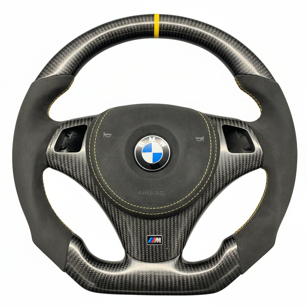 2006–2011 BMW E9X / E8X Sport Carbon Fiber Steering Wheel – Customizable