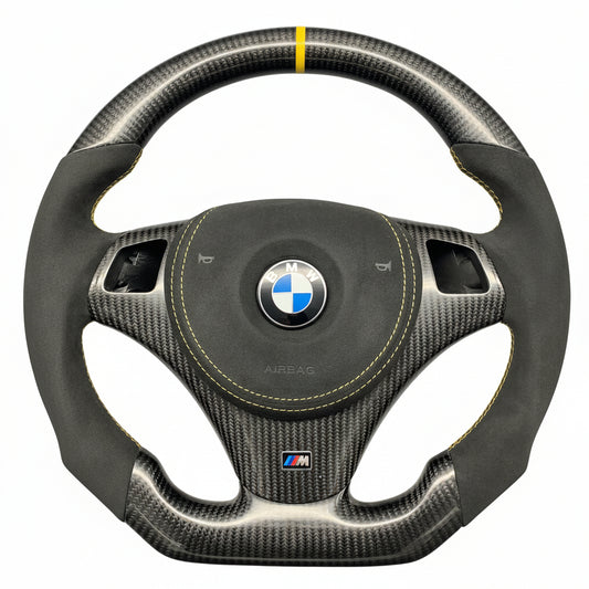 2006–2011 BMW E9X / E8X Sport Carbon Fiber Steering Wheel – Customizable