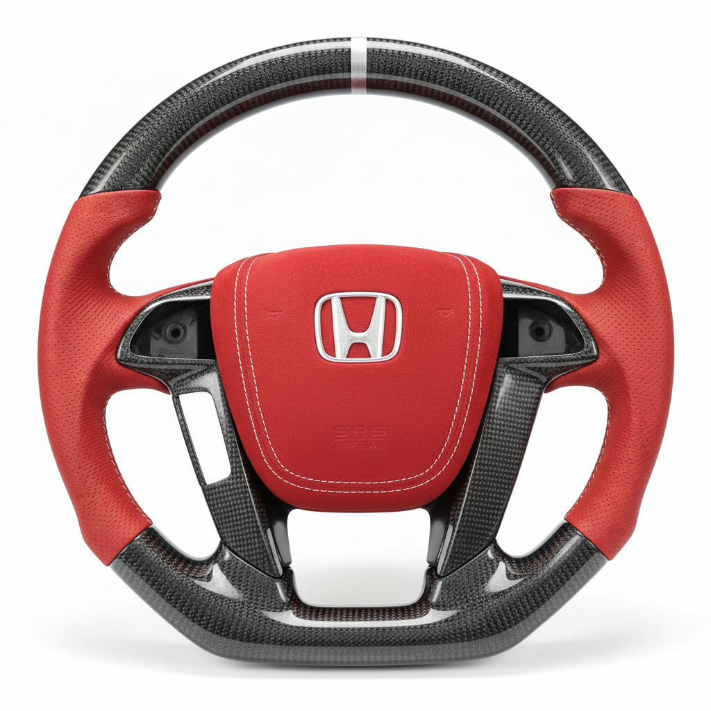 2008–2012 Honda Accord 8th Gen Carbon Fiber Steering Wheel – Customizable