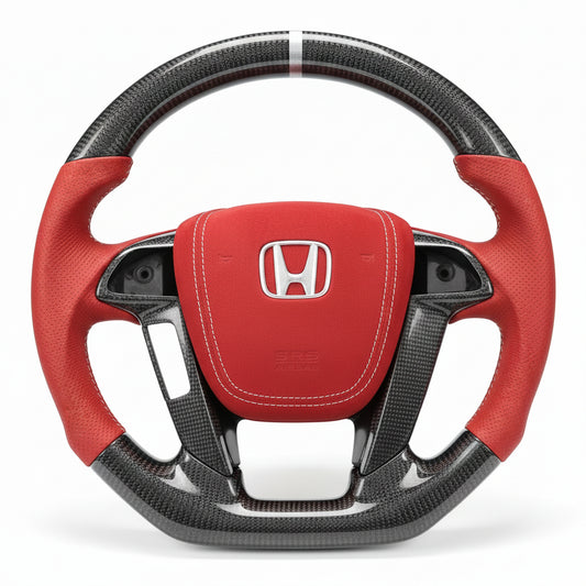 2008–2012 Honda Accord 8th Gen Carbon Fiber Steering Wheel – Customizable