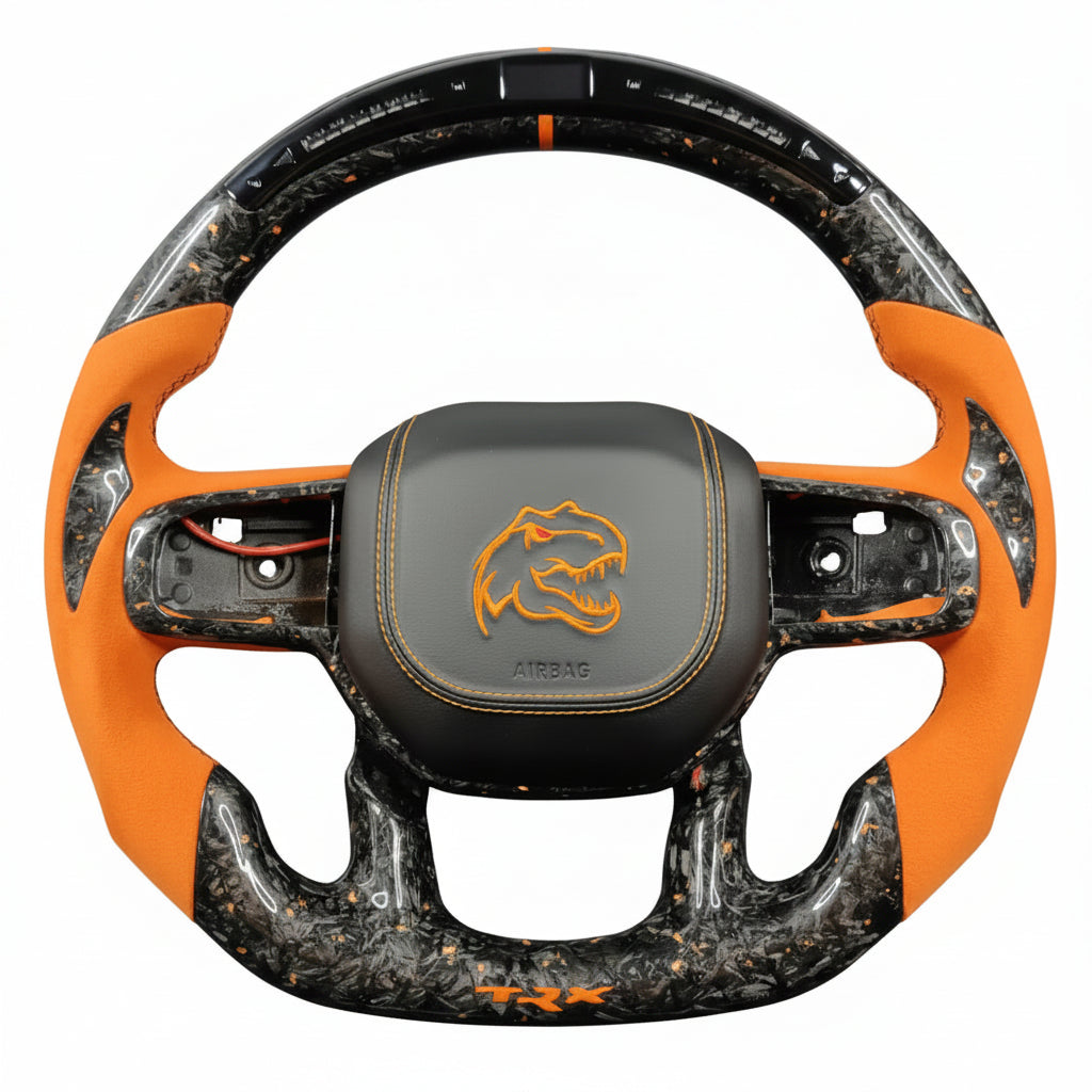 2019-2025 Dodge Ram TRX Carbon Fiber Steering Wheel - Customizable