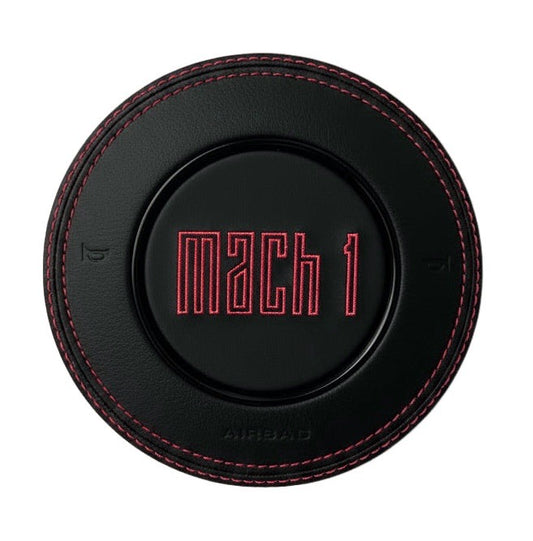 Ford Mustang Mach 1 Embroidered Airbag Cover - Red