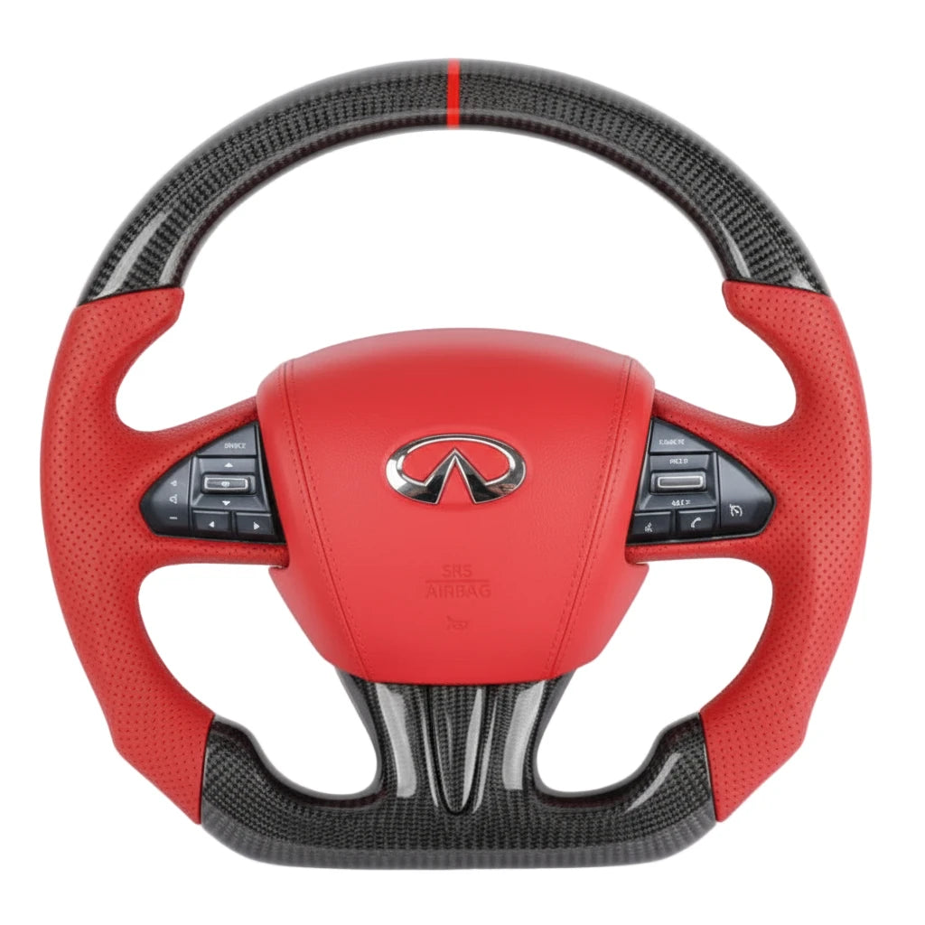 2014-2017 Infiniti Q50 Carbon Fiber Steering Wheel - Customizable