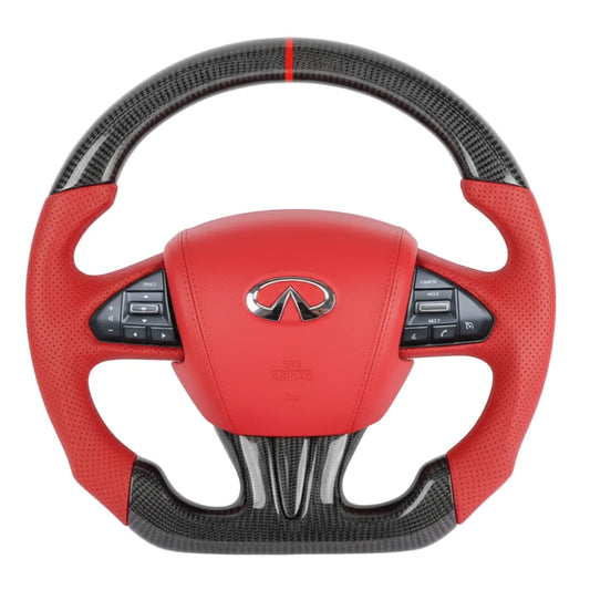 2014-2017 Infiniti Q50 Carbon Fiber Steering Wheel - Customizable